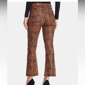 Seven7 Slim Kick Sz 29 Leopard Print Denim Pant Brown/Black Originally $250 NWT